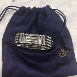 Tory Burch Fitbit flex silver bracelet